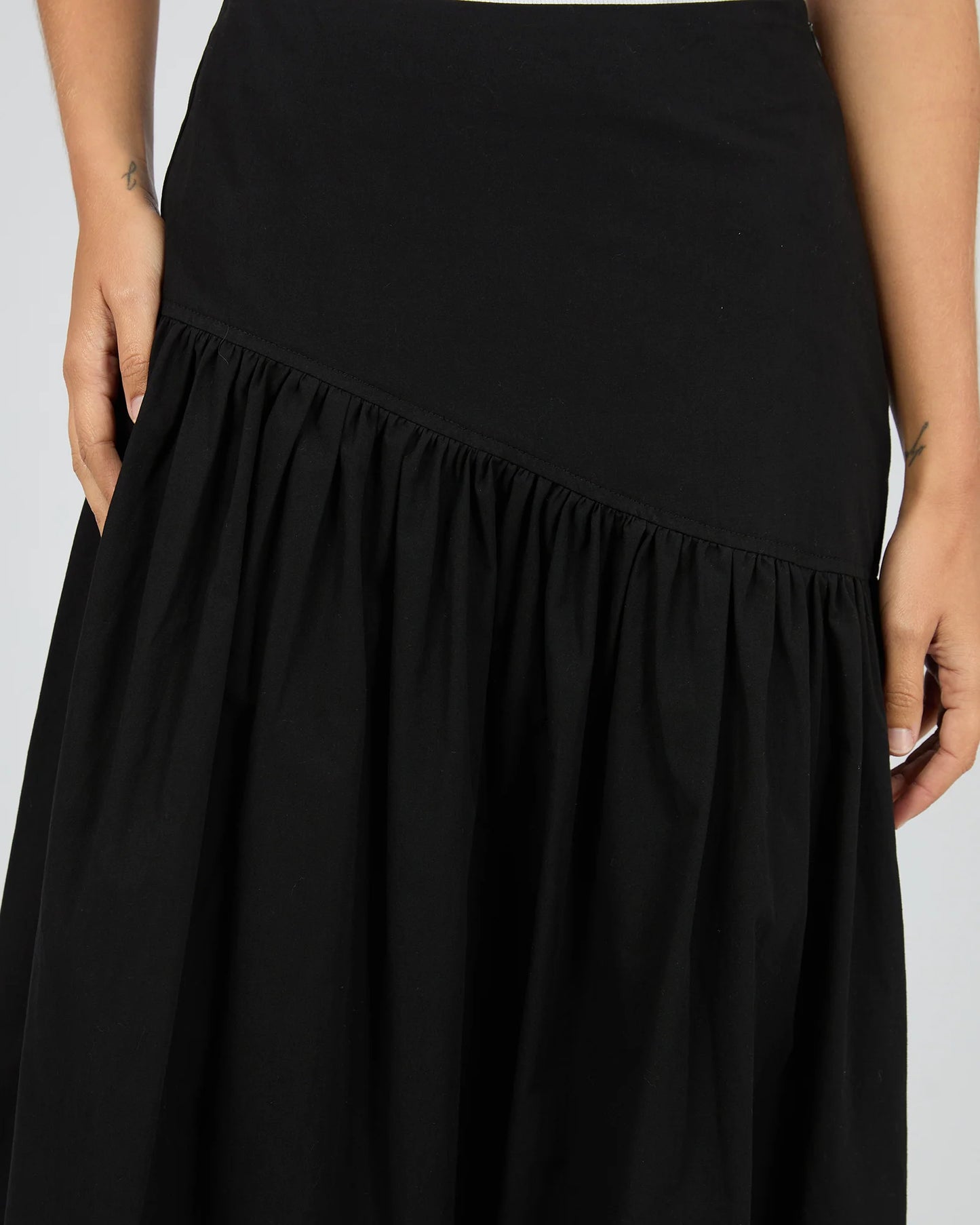 Essential Asym Maxi Skirt