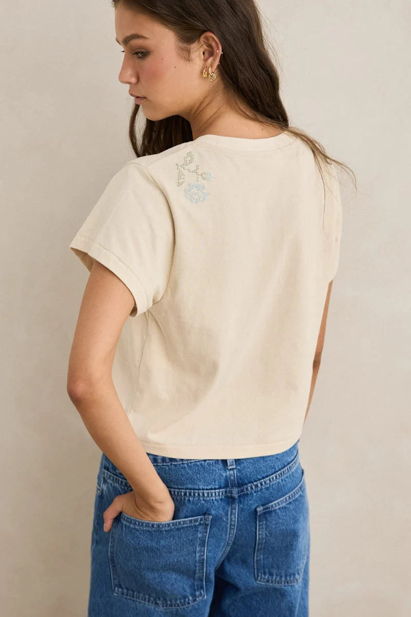 Seaside Floral Tee