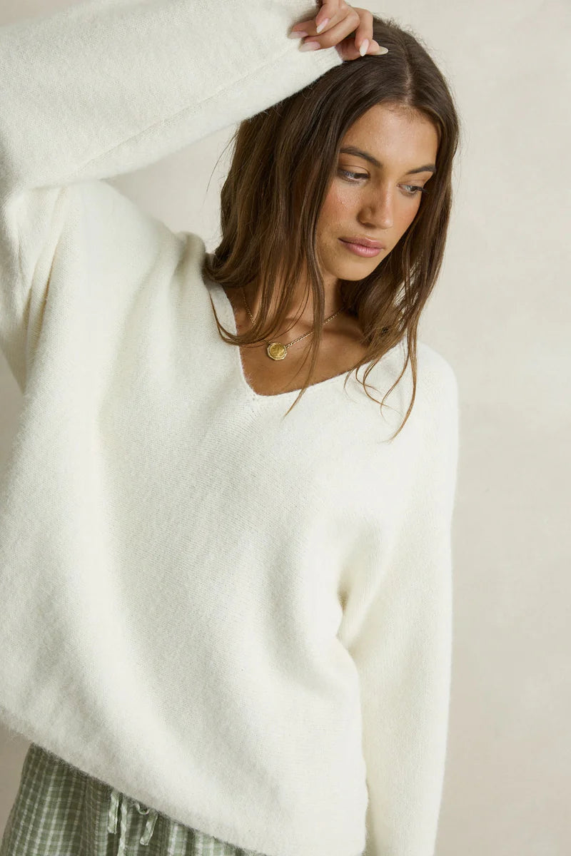 Adele Oversized Long Sleeve Knit Top