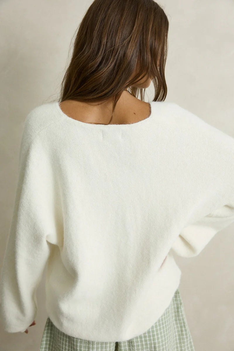 Adele Oversized Long Sleeve Knit Top