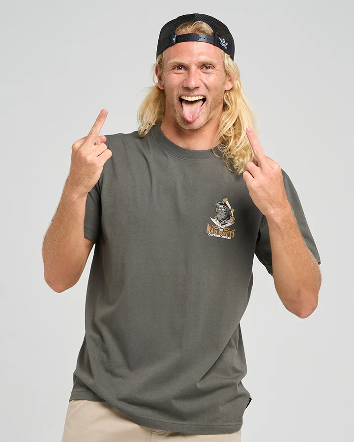 Captian Ship Faced SS Tee
