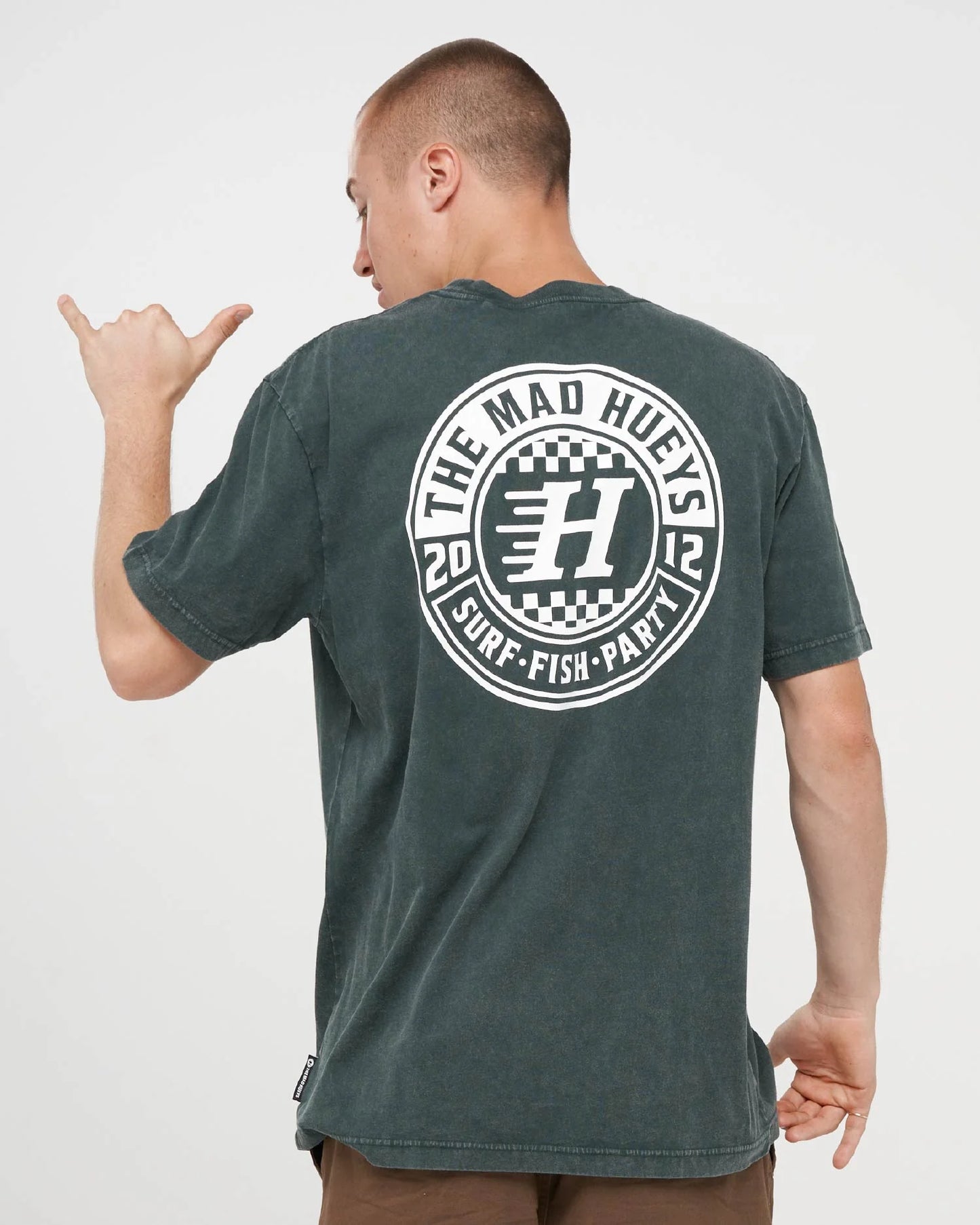 Checker Hueys SS Tee