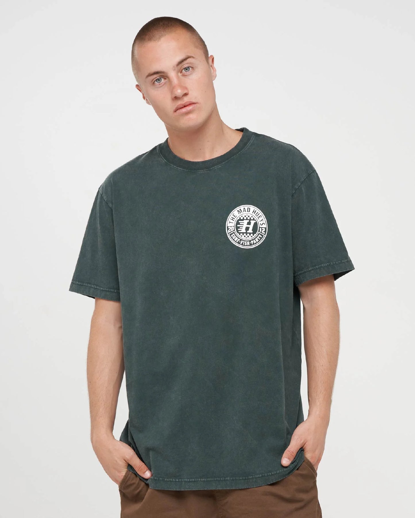 Checker Hueys SS Tee