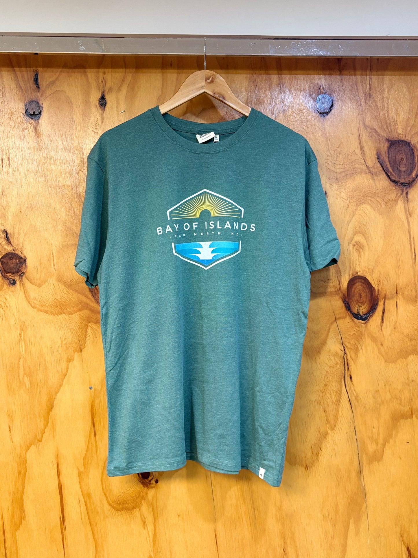 Wave Break Mens Tee - Moss Marle