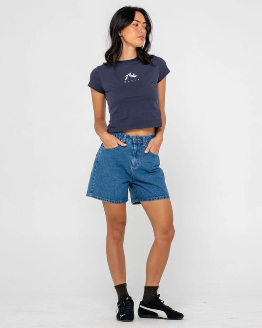 Cyprus High Denim Short
