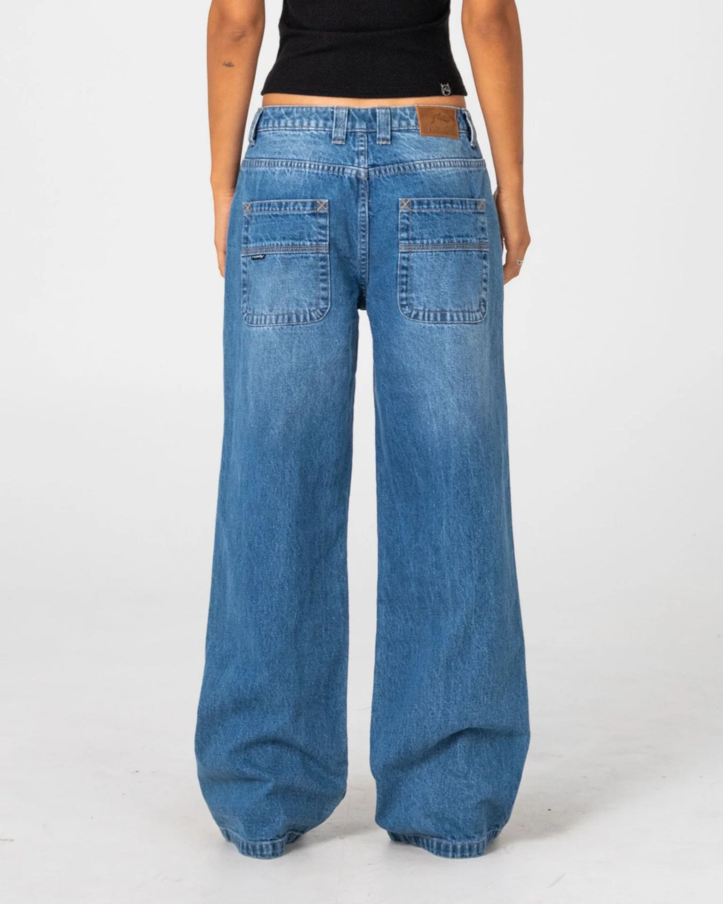 Wendy Wide Low Rise Denim Jean