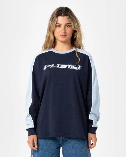 Fine Line Contrast L/S Tee