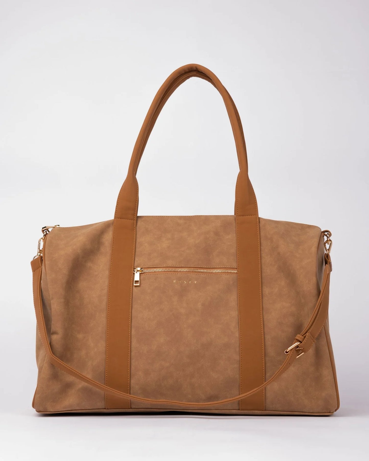 Aria Suede Weekender Bag