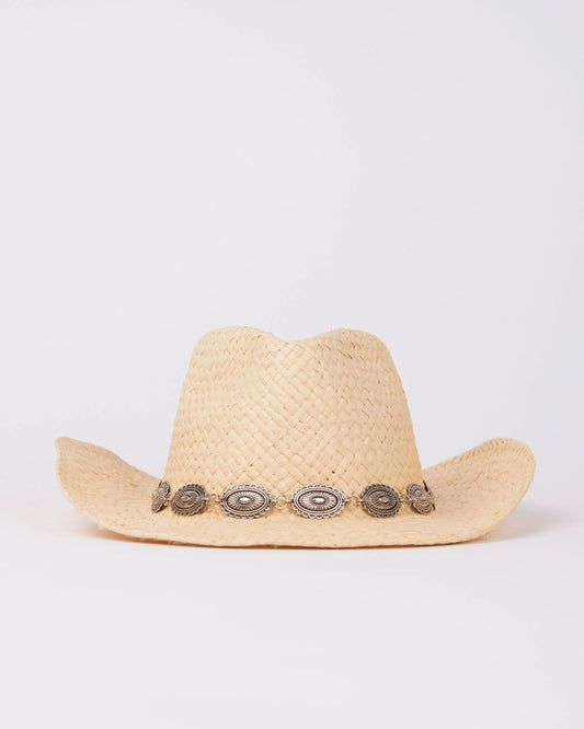 Howdy Cowboy Straw Hat - Natural