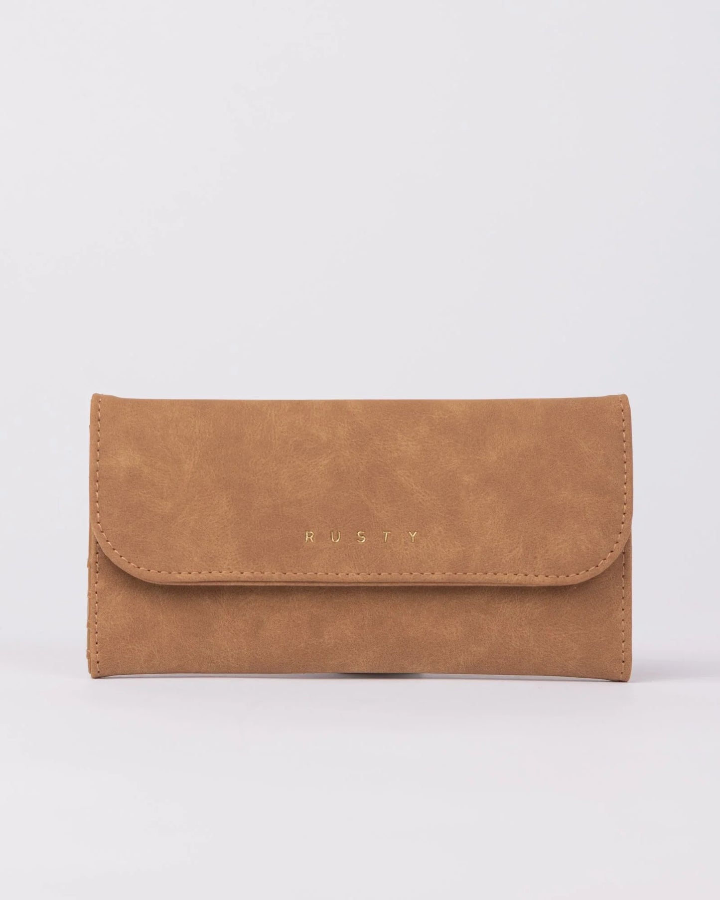Aria Suede Flap Wallet