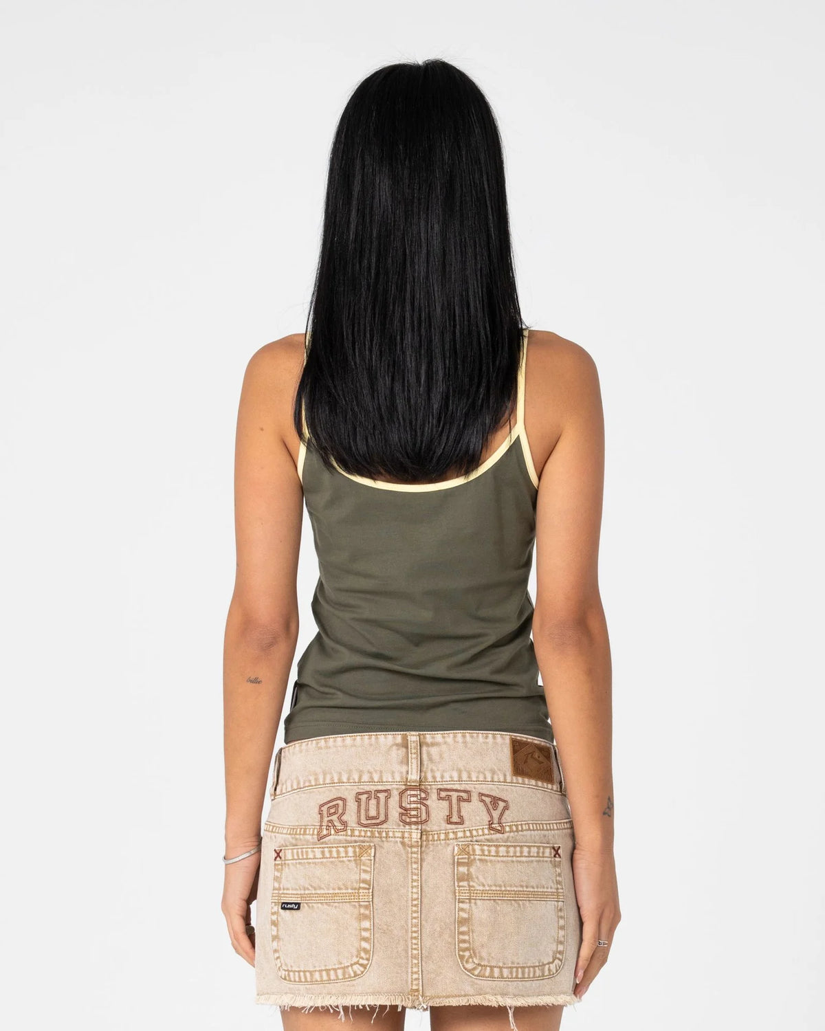Tank Girl Contrast Staple Singlet