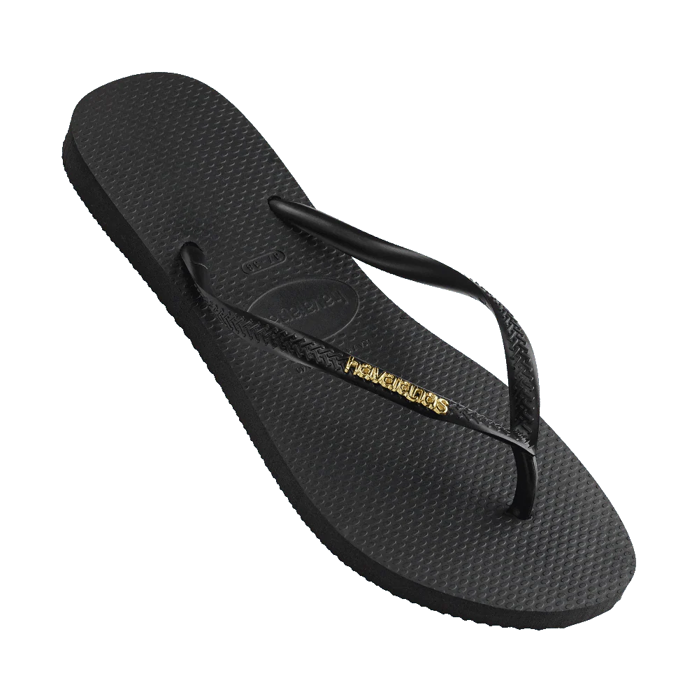 Havaianas Slim Logo Metallic