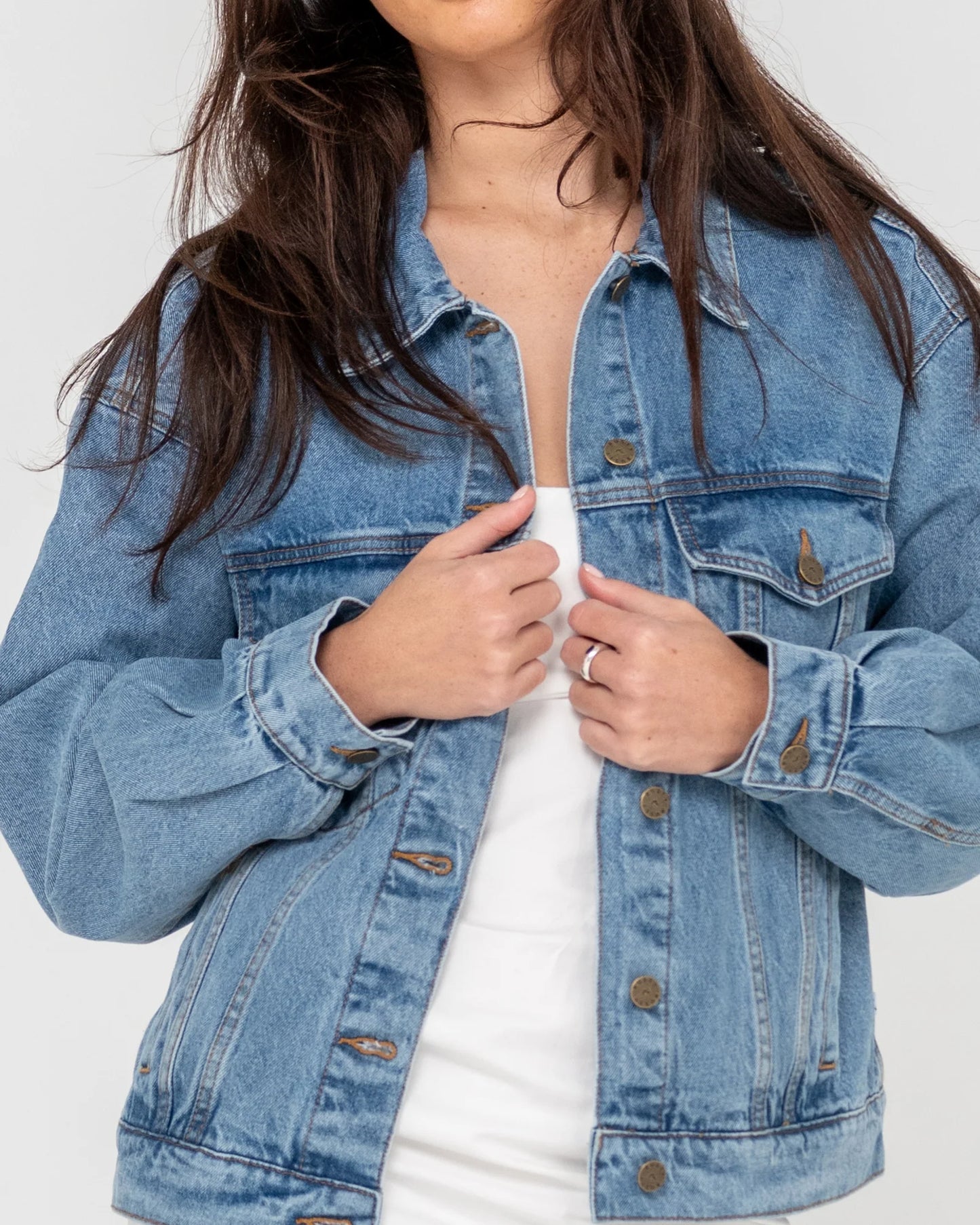 All time oversized denim jacket