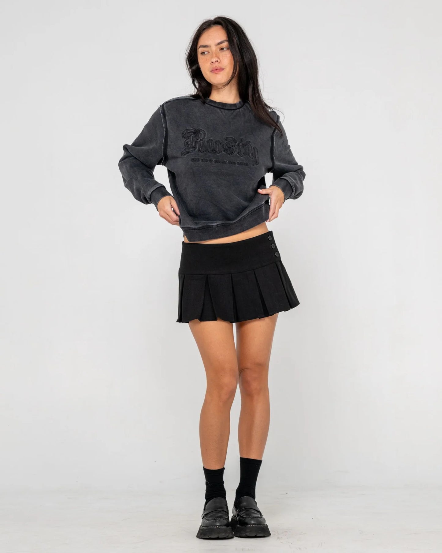 Roxanne Oversized Crew Neck Fleece