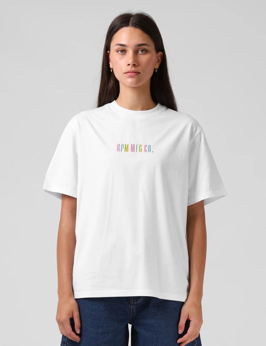 EMB Tee - White