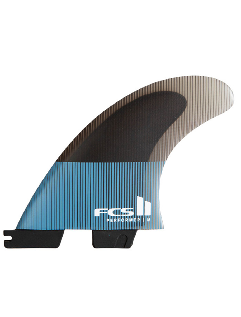 FCS II Performer PC Medium Tranquil Blue Tri Retail Fins