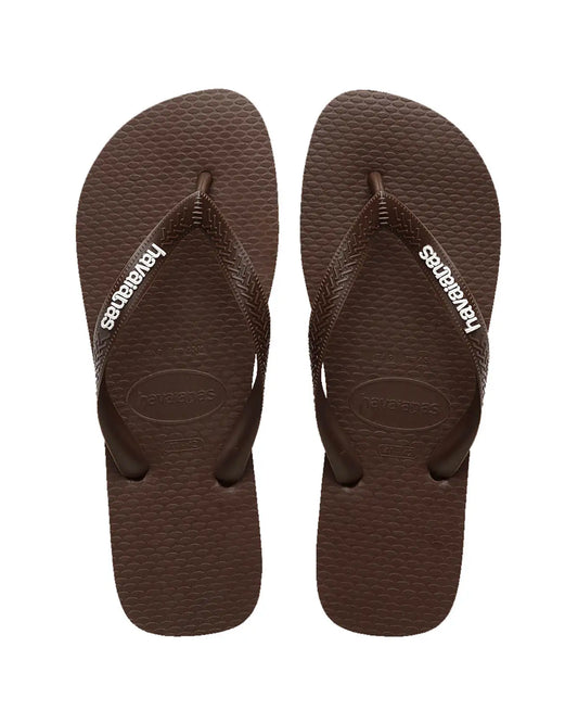 Havianas Logo Filete - Dark Brown