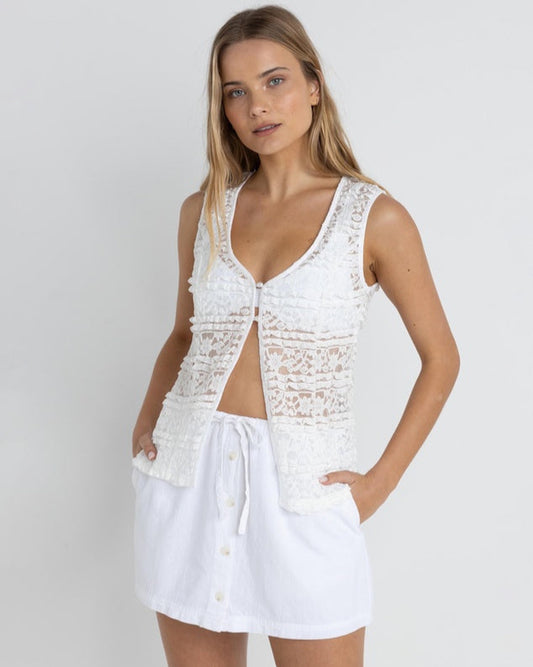 Haven Lace Longline Vest