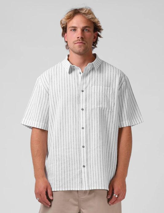 Linen Stripe SS Shirt