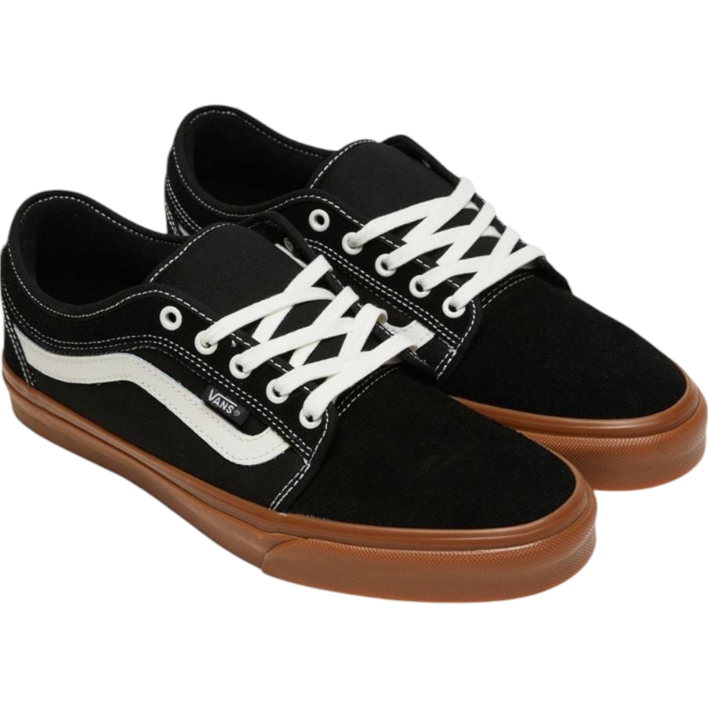 Chukka Low Sidestripe Black / Gum