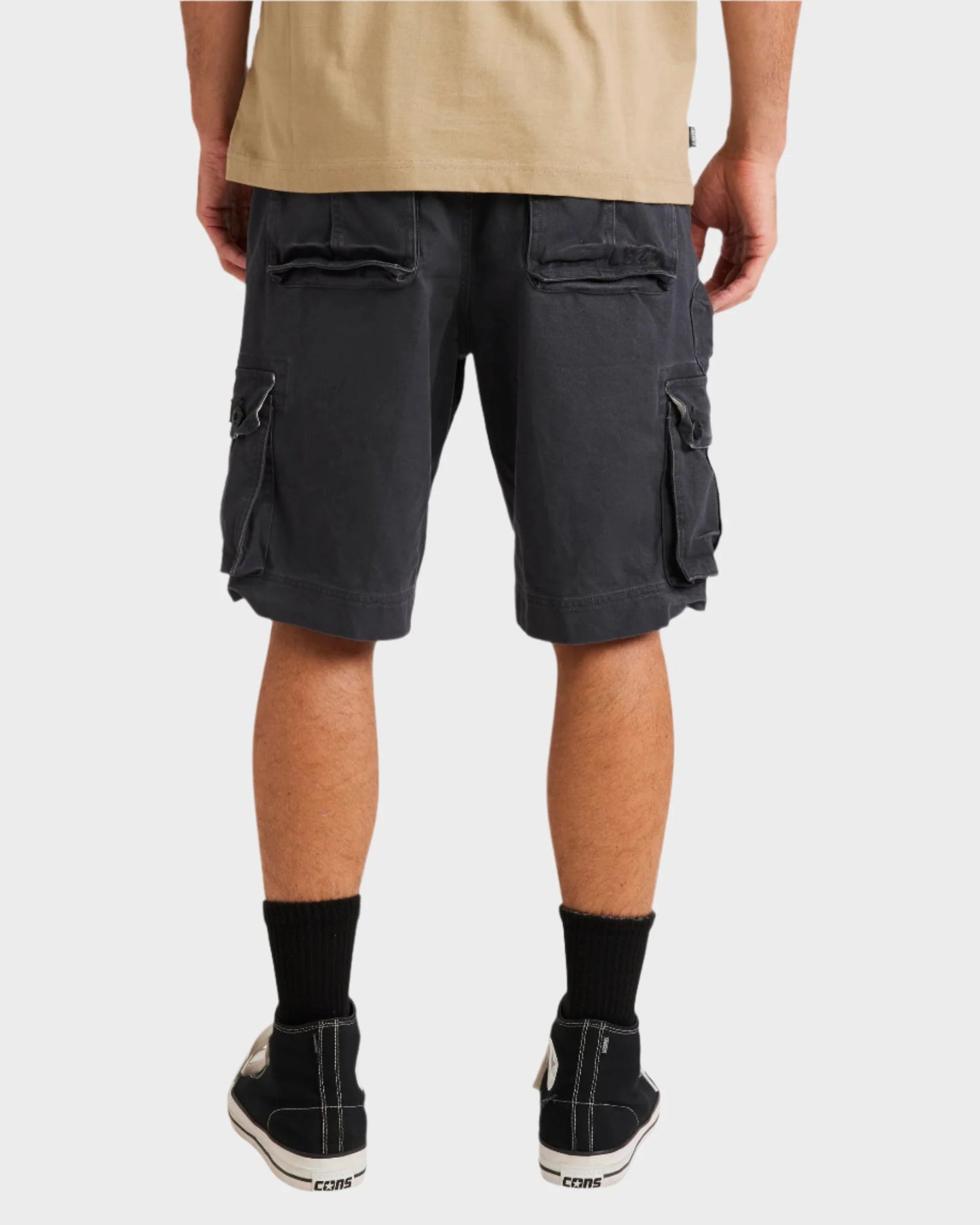 Source Cargo Short - Off Black