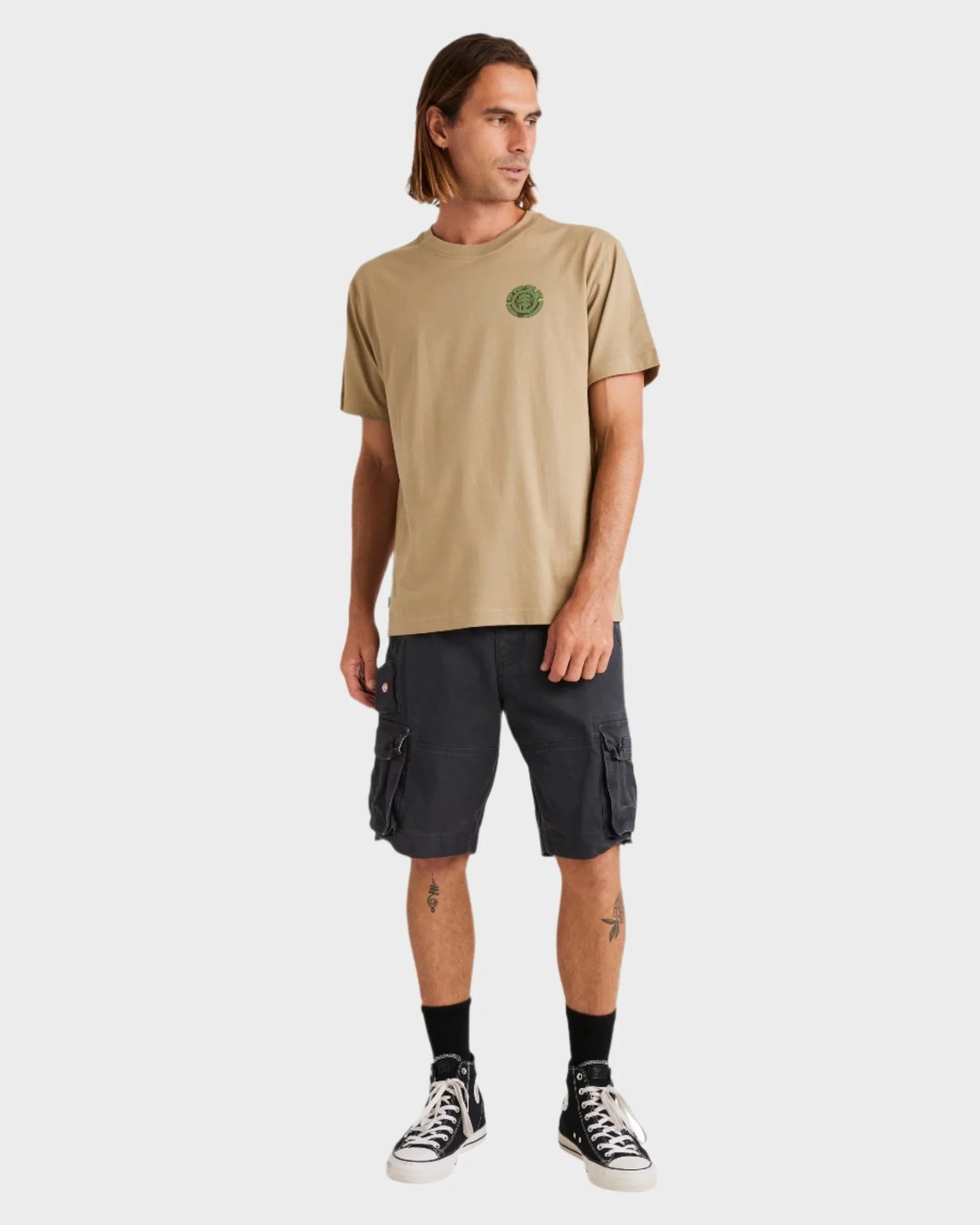 Source Cargo Short - Off Black